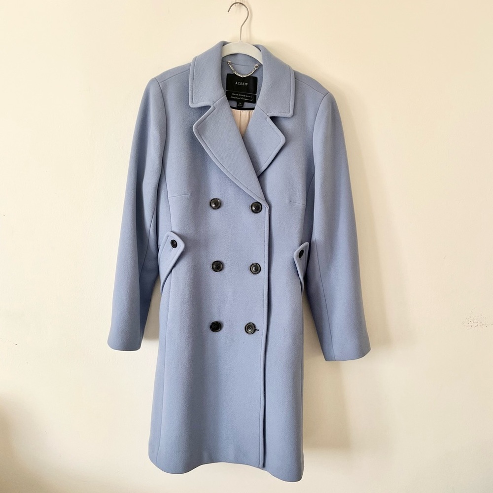 J. Crew Lady Coat in Italian Double Wool